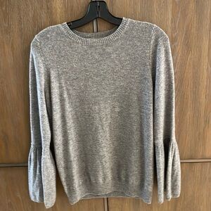 Autumn cashmere ribbed crewneck top size small